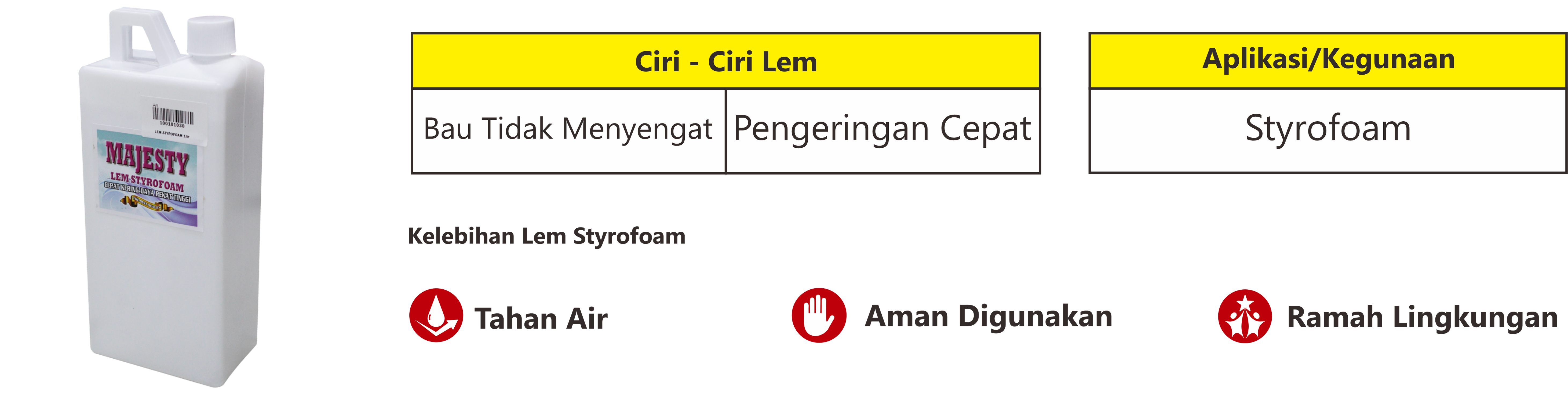 Lem styrofoam